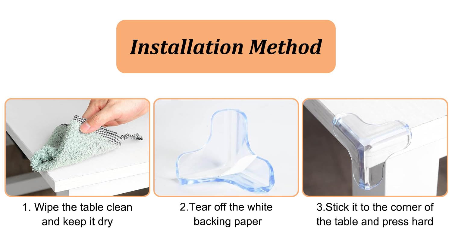 Nursery-friendly Acdiac Waterdrop Corner Protector for playrooms and homes.