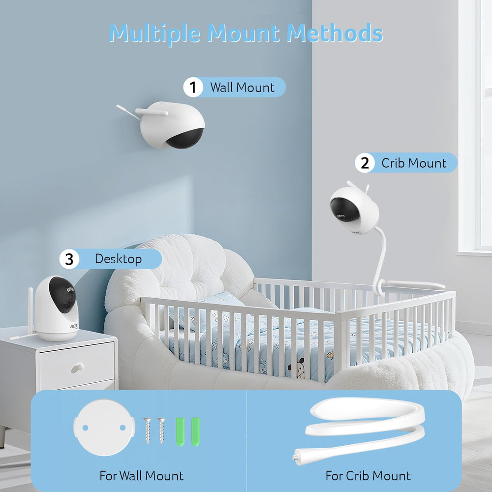 acer smart baby monitor eight lullabies soothe baby and promote calm bedtimes