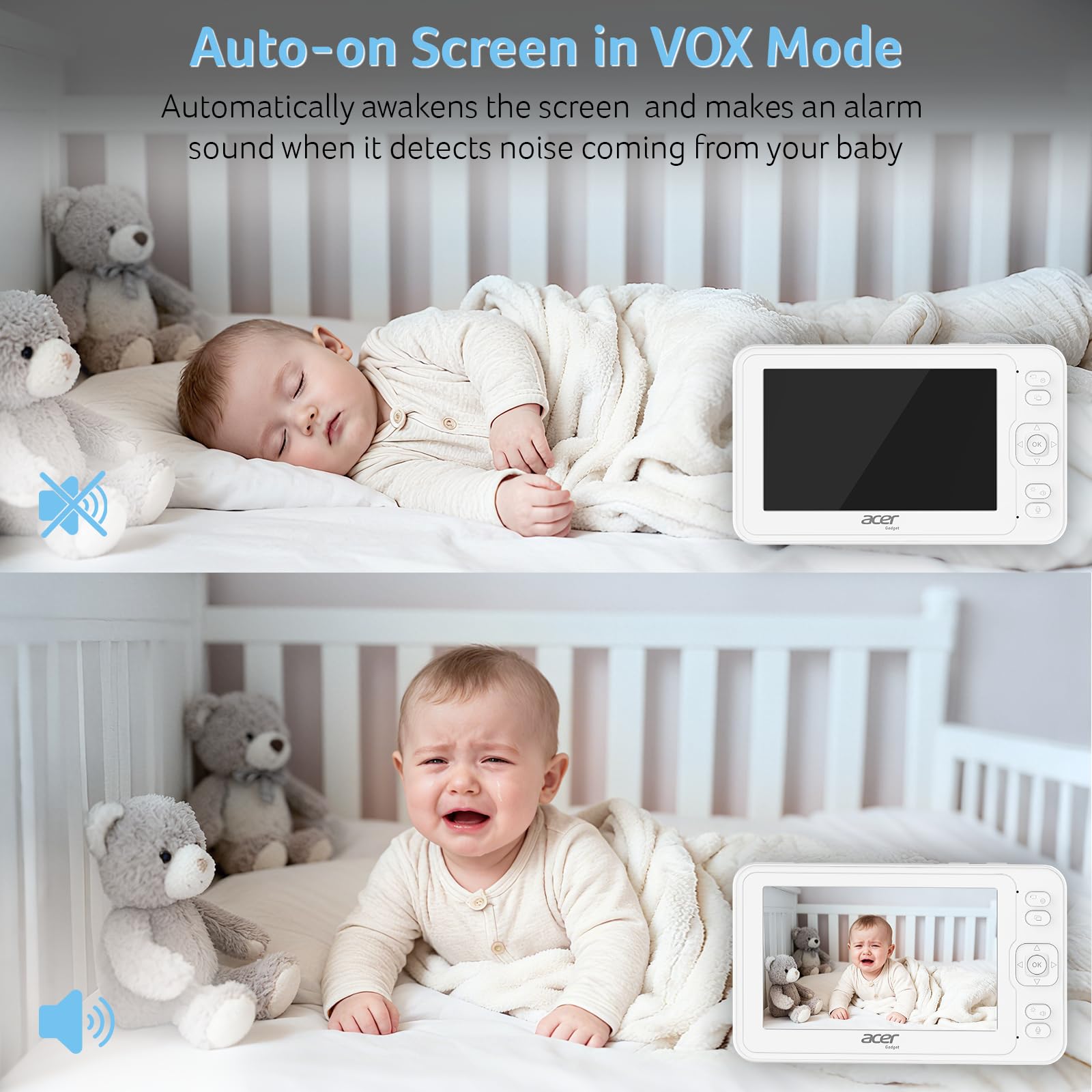 acer smart baby monitor fhss private connection keeps streams secure