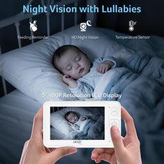 acer smart baby monitor night vision clearly shows sleeping baby in low light