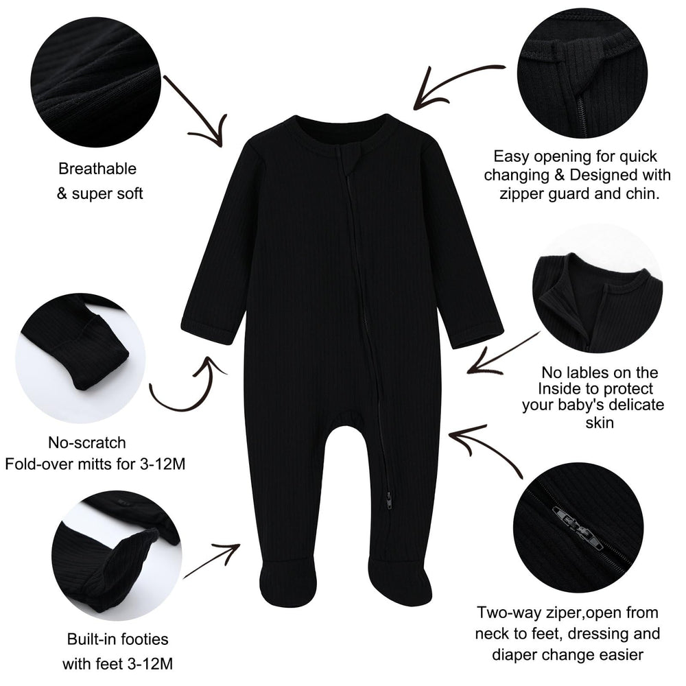 ACESTAR mittens cuffs keep tiny hands warm and prevent scratches.