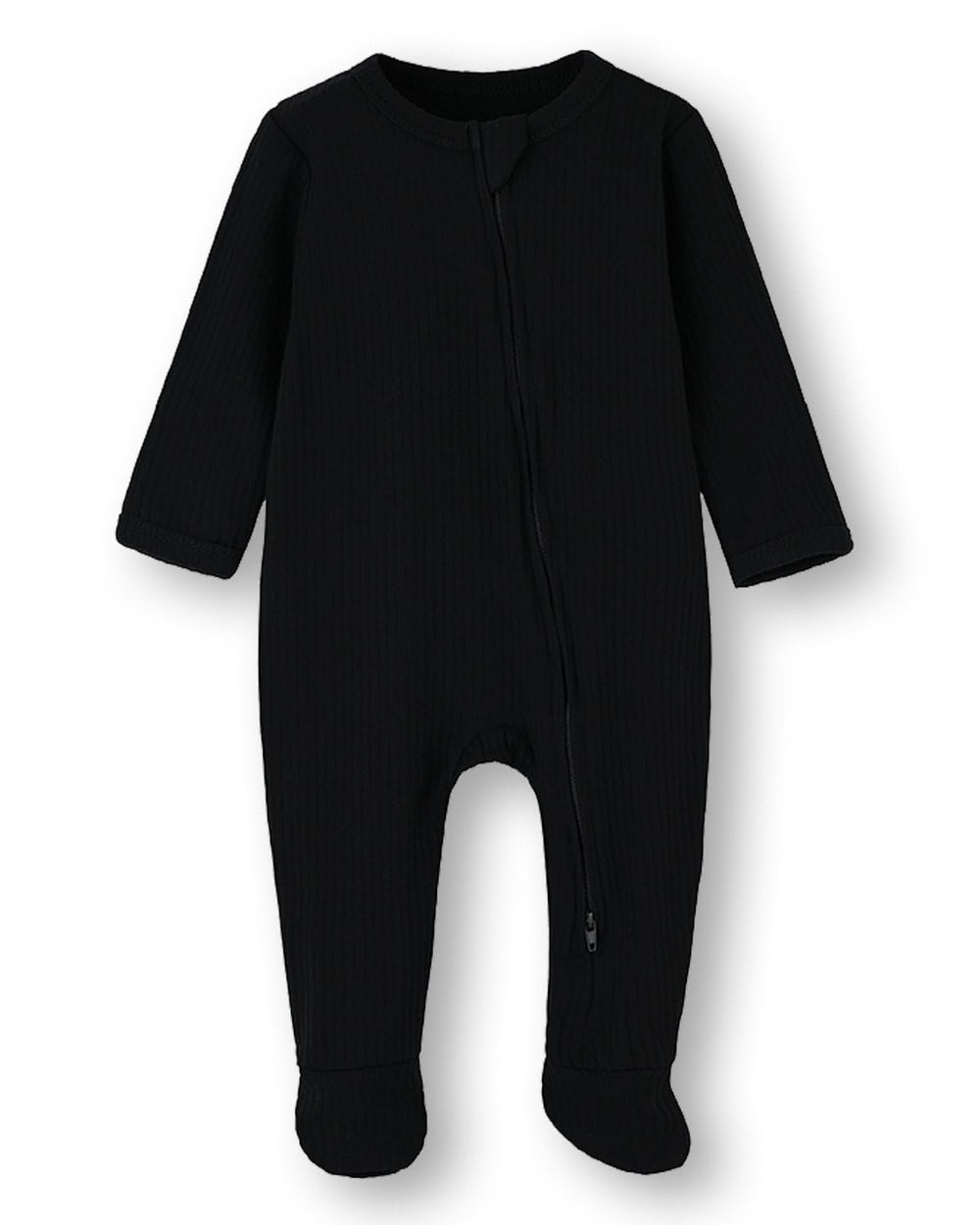 ACESTAR two-way zipper footies provide quick diaper access and night-time changes.