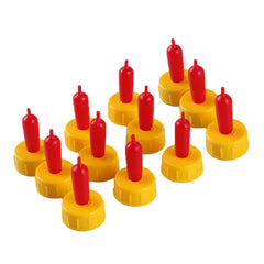 Achicklead 12-piece lamb milk nipples for easy small-animal feeding.