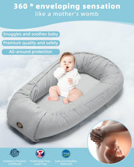 ACIROC baby lounger pillow thicker edging and 360° support for snug security.