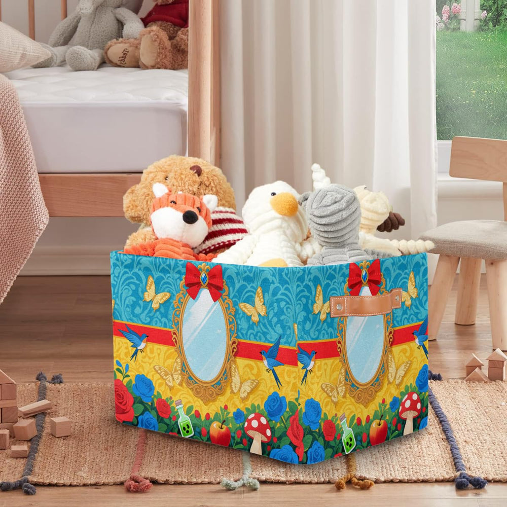 Ackutea portable bin with carry handles for road trips or daycare use