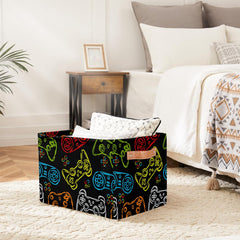 Ackutea washable polyester storage bin for easy cleaning.