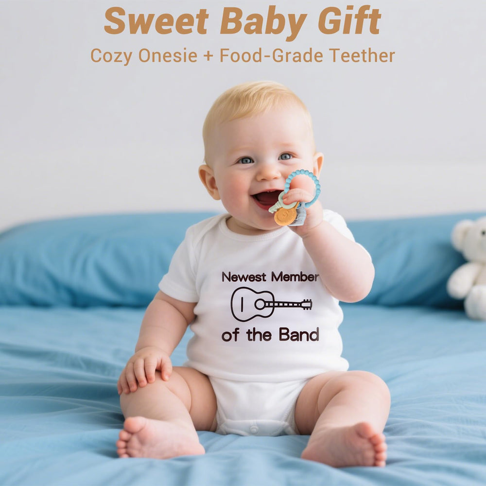 ACLZDXWZ onesie captures a precious newborn moment for photos