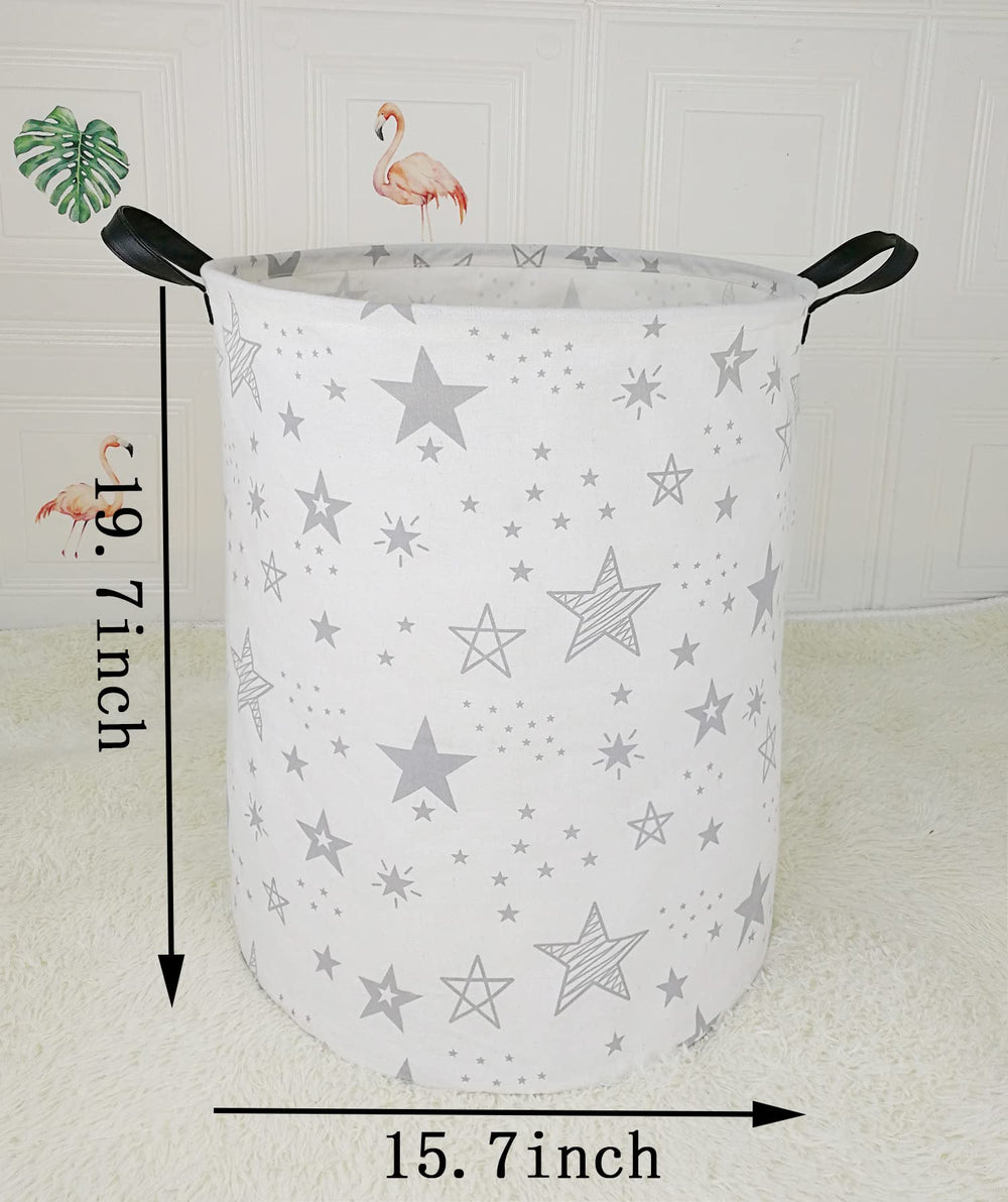 ACMUUNI portable laundry hamper with handles is easy to move between rooms.