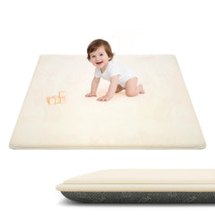 ACOMOPACK 1.3-inch memory foam padding for a soft, safe baby play space.