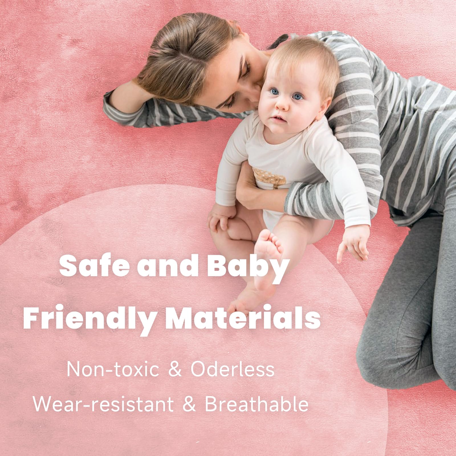 ACOMOPACK 50x50 mat fits standard playpens with cushioned protection