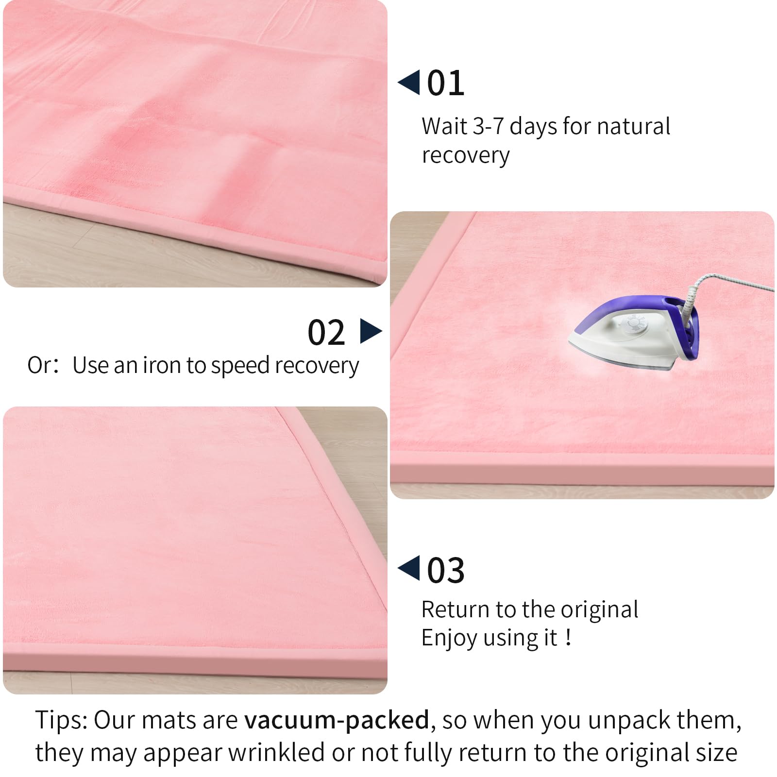 ACOMOPACK easy to clean with vacuum or wipe