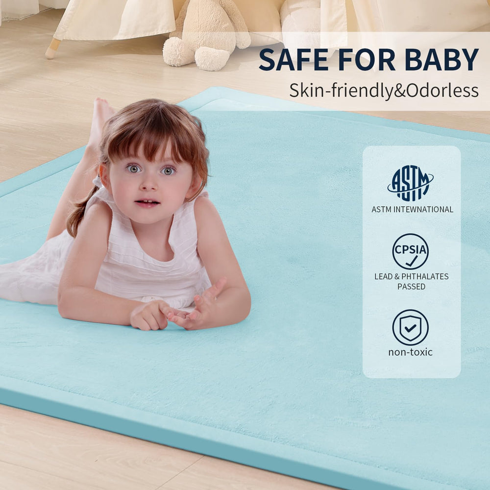 ACOMOPACK foldable play mat easy to clean and store after use