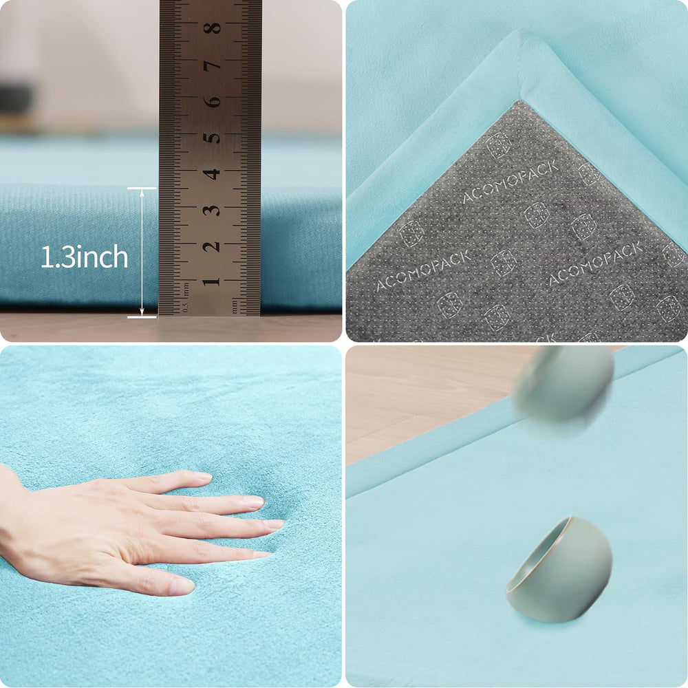 ACOMOPACK 79x118 inch mat in living room for family play