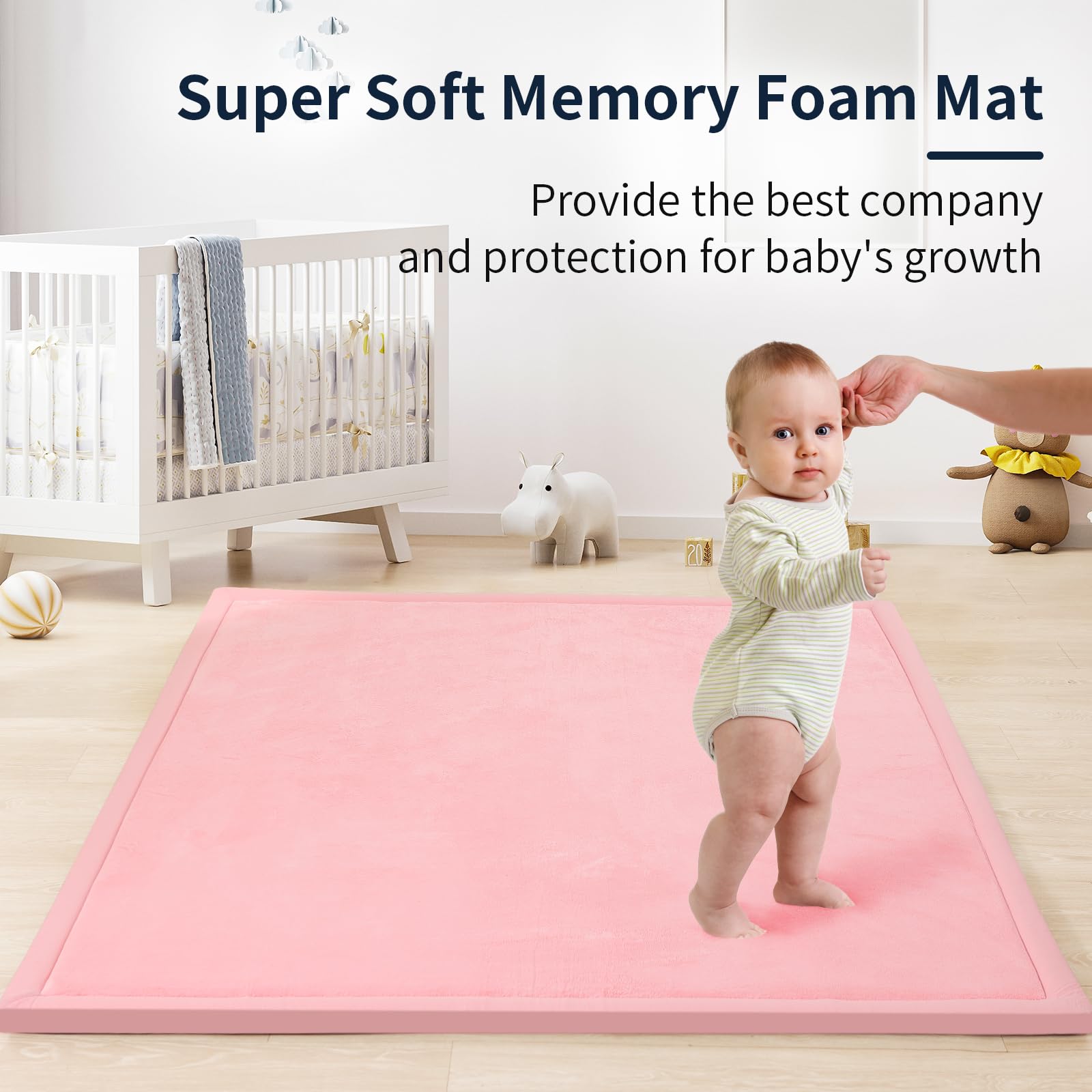 ACOMOPACK mat suitable for tummy time, playpen, yoga, and family moments.