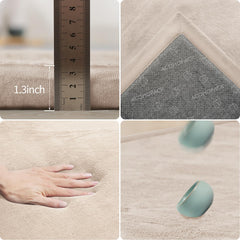 ACOMOPACK play mat showing non-slip bottom for safe floor use