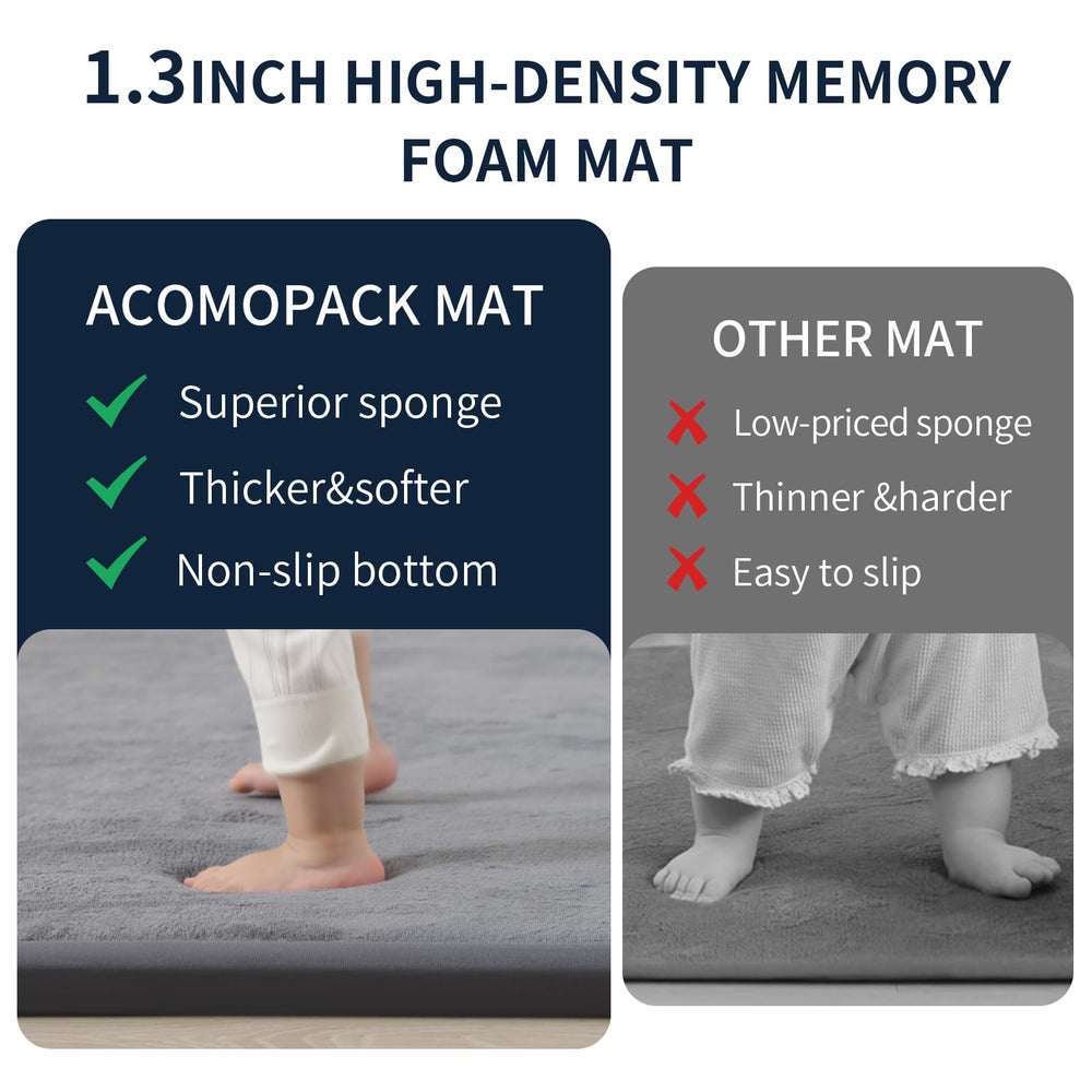 ACOMOPACK colorful, versatile mat used as tatami or rug in a nursery.