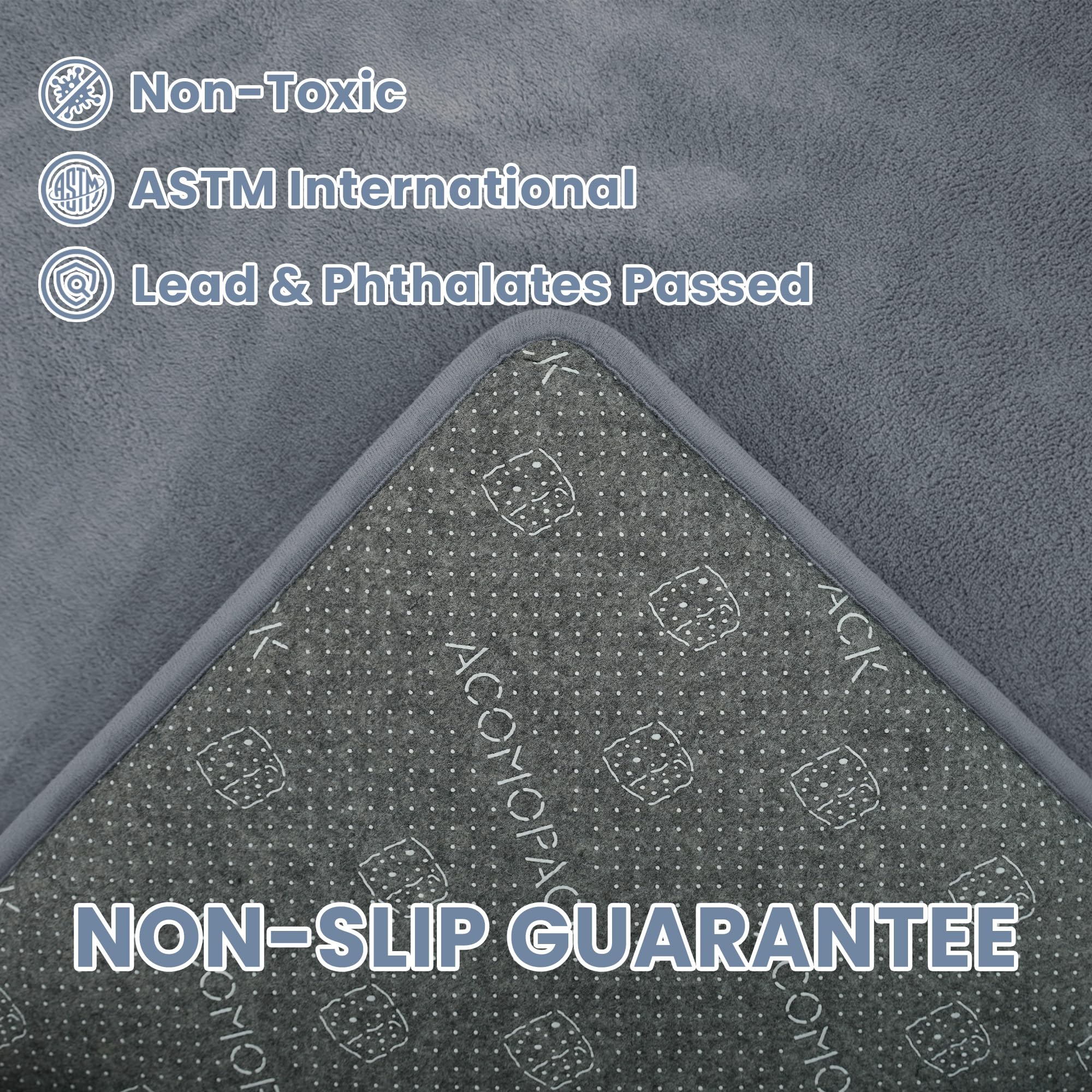 ACOMOPACK modern gray design enhances nursery decor