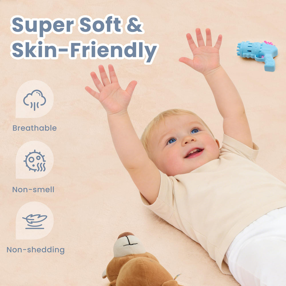 ACOMOPACK soft coral velvet surface provides breathable comfort.