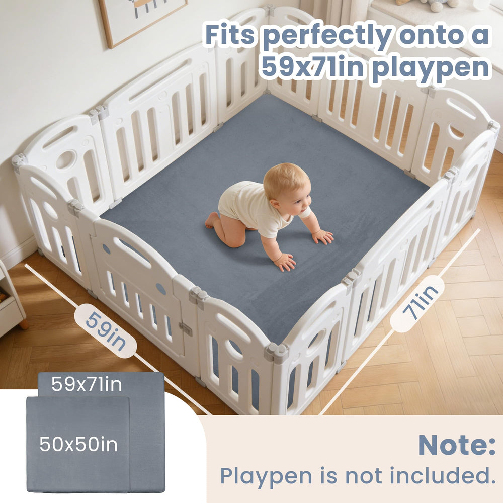 ACOMOPACK tummy time and crawling mat suitable for safe play areas