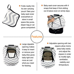 ACRABROS adjustable light and temperature zipper for customized comfort.