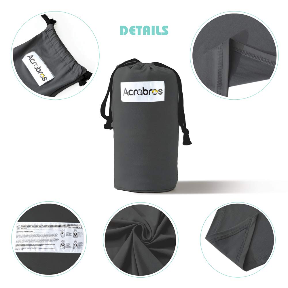 Acrabros newborn-to-toddler wrap supports growing babies with close contact.