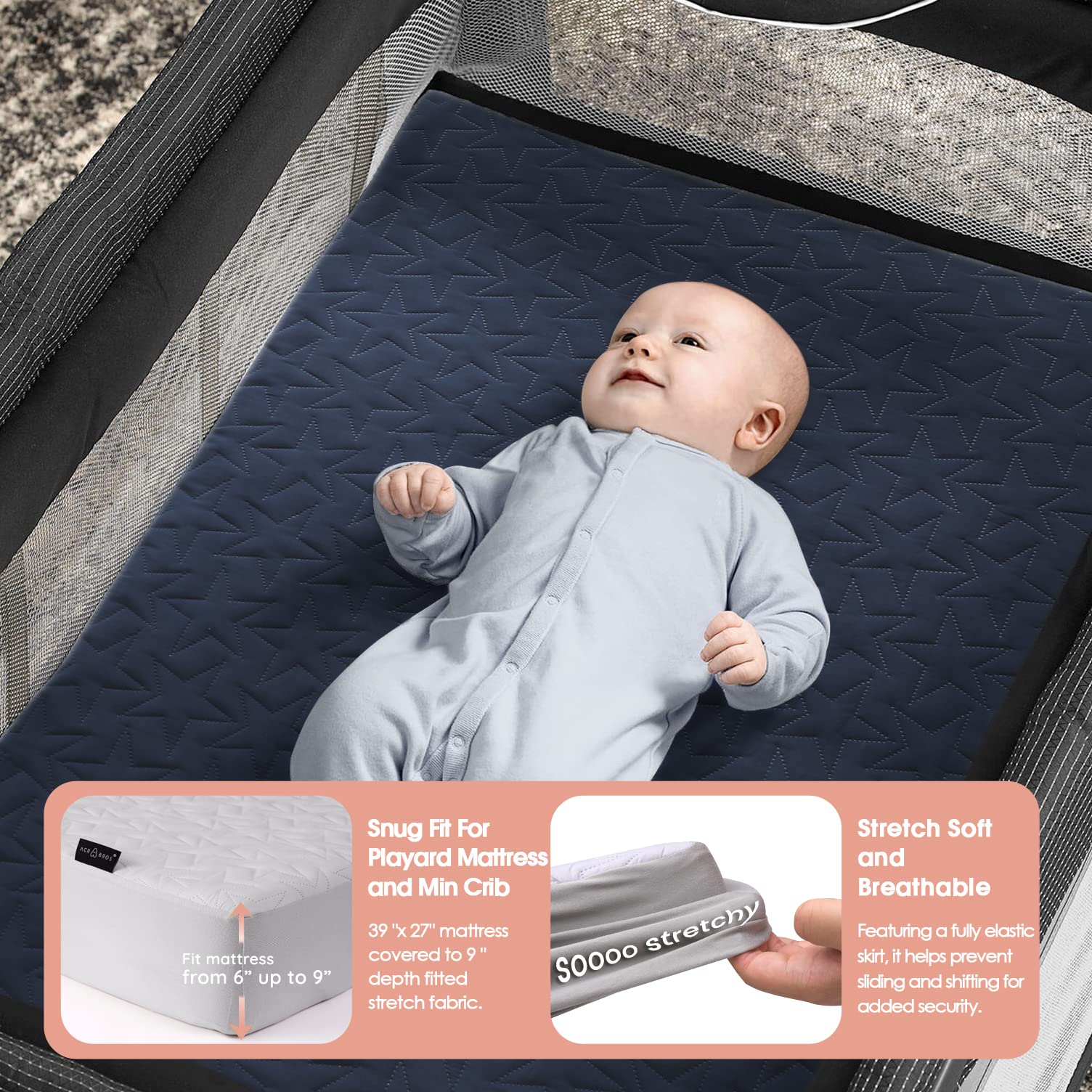 ACRABROS protects Graco Pack n Play setups for home and travel.