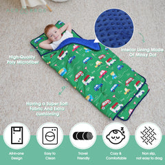 ACRABROS Nap Mat materials reveal durable poly microfiber with minky dot lining.