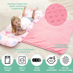 ACRABROS Nap Mat size 53x21x2 inches for growing kids.