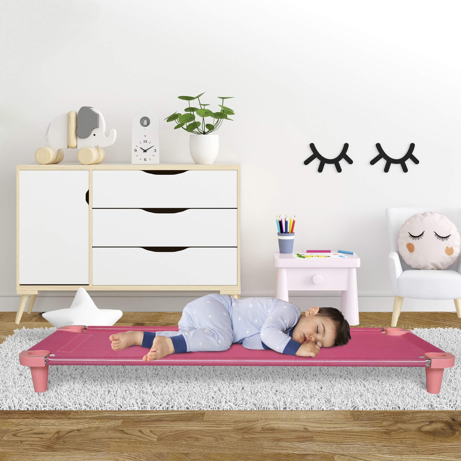 Acrimet nap cot assembly: quick setup for busy spaces