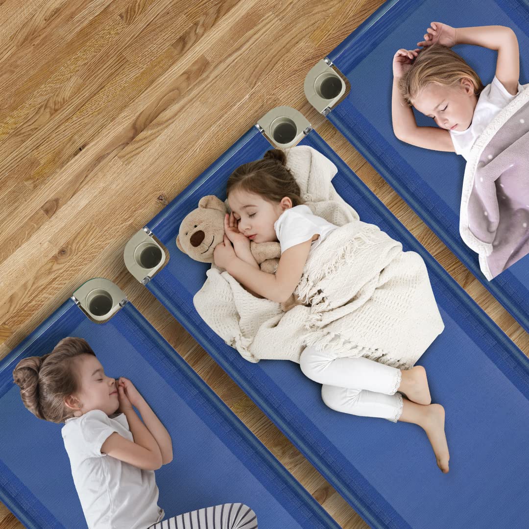 Acrimet nap cot kids gray feet protect floors during use