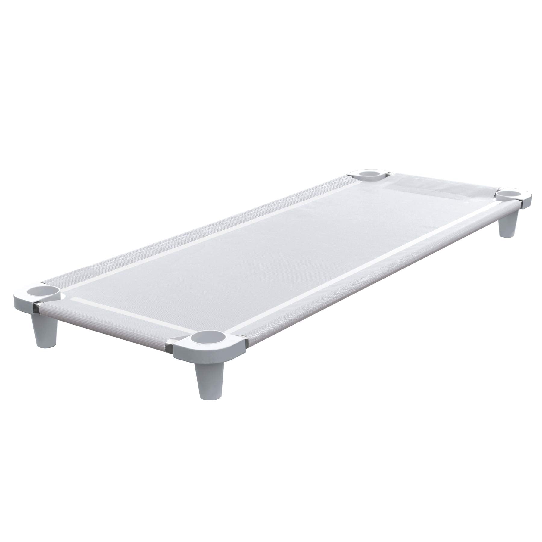 Acrimet Nap Cot for Kids with stainless-steel frame provides sturdy support for safe rest.