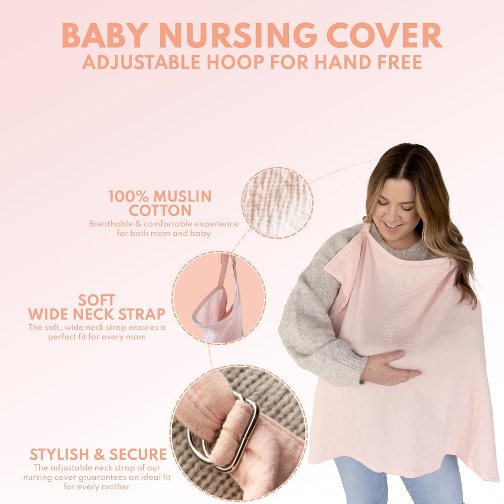 Active Baby 100% muslin cotton feels soft against baby's skin.