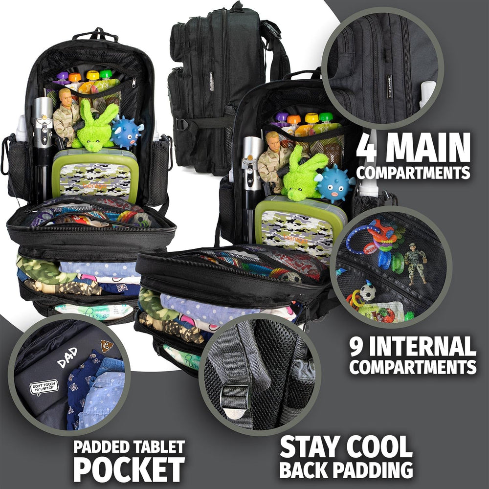 ActiveDoodie Black color adds low-profile, versatile style