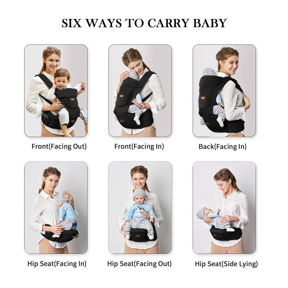 Acumas wide waistband and padded shoulders reduce caregiver strain.