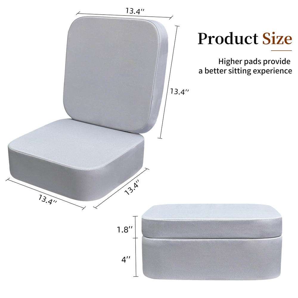 Easy-clean fabric with machine-washable cover for quick refresh.
