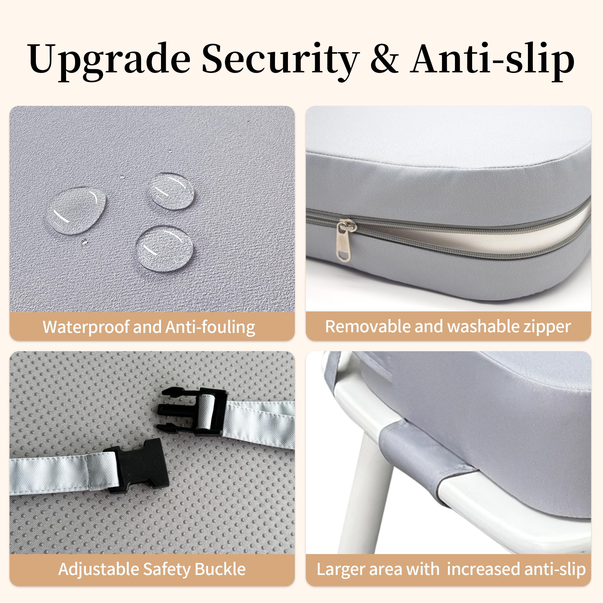 Designed to fit most chairs for versatile daily use.