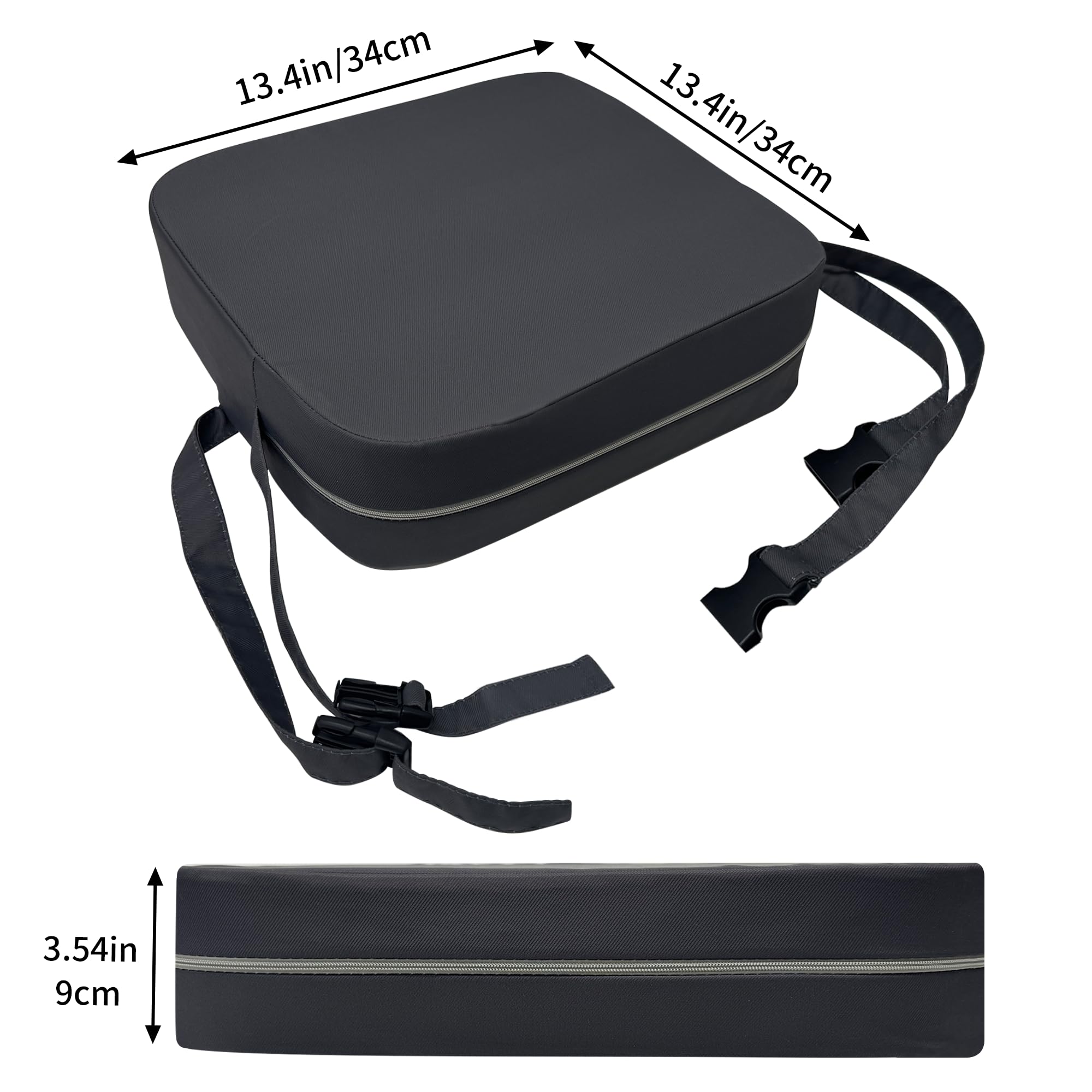 Acxseo Toddler Booster Seat waterproof fabric resists stains during meals and crafts.