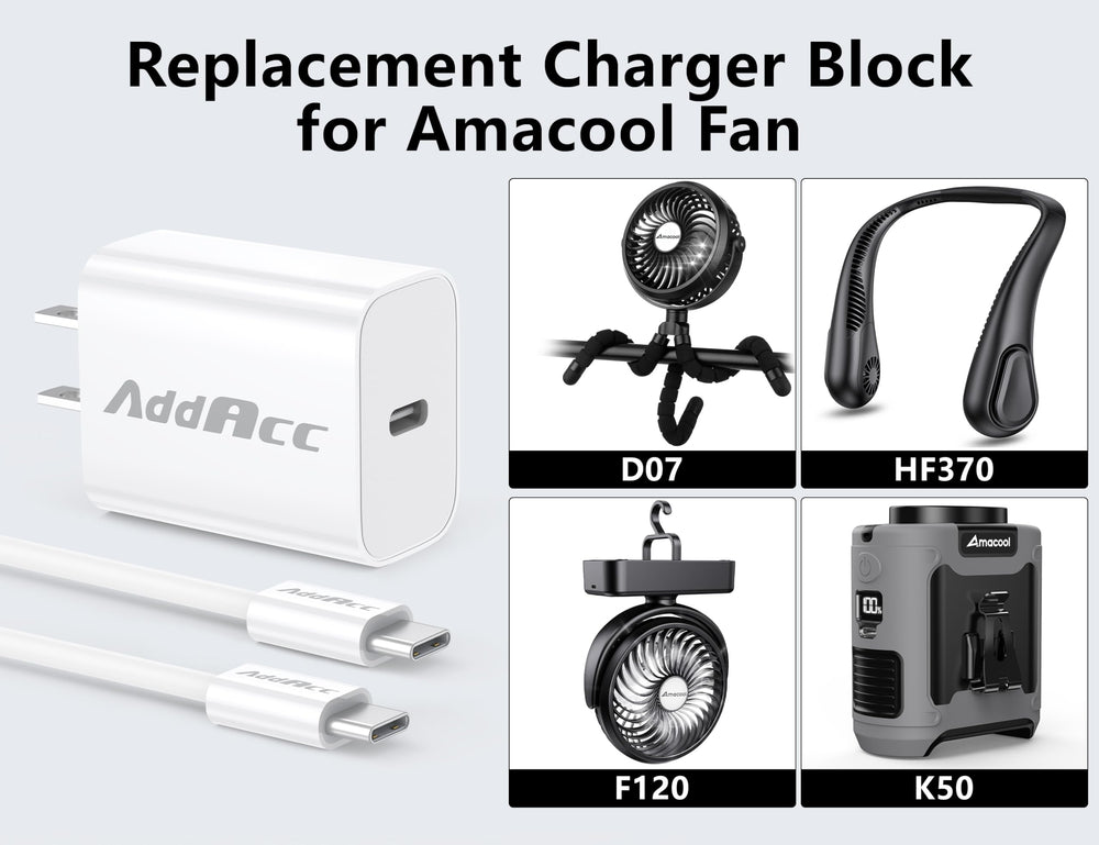 AddAcc compact, lightweight charger design for travel