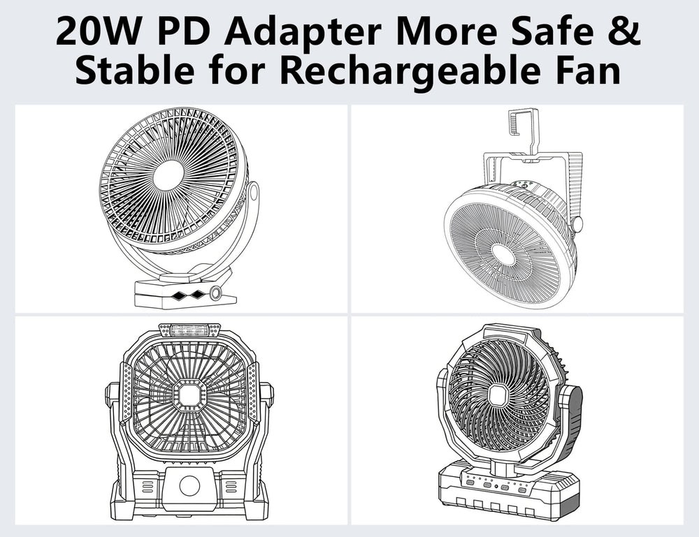 AddAcc VENTY portable fan charger supports on-the-go cooling