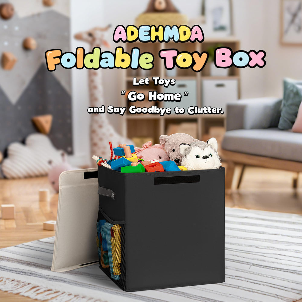 ADEHMDA foldable design of the 40L toy storage box