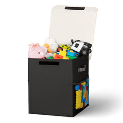 ADEHMDA 40L toy storage box with top cover closed to keep dust out