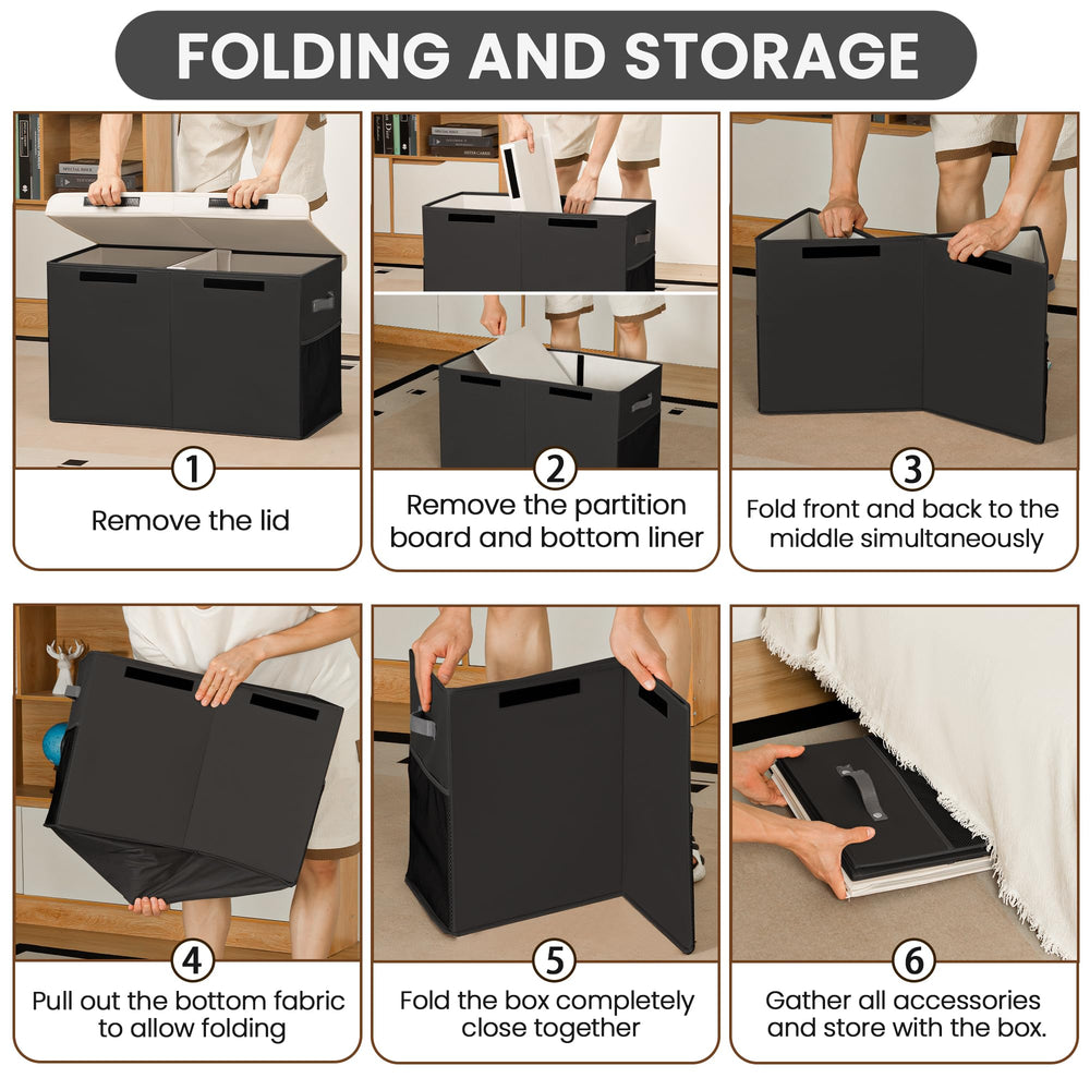 ADEHMDA 80L large toy box helps keep rooms neat.