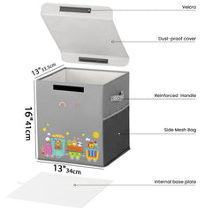 ADEHMDA detachable lid keeps dust out while simplifying quick toy access.