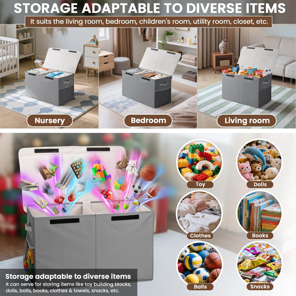 ADEHMDA dust-protective lid shields contents and prevents scratches.