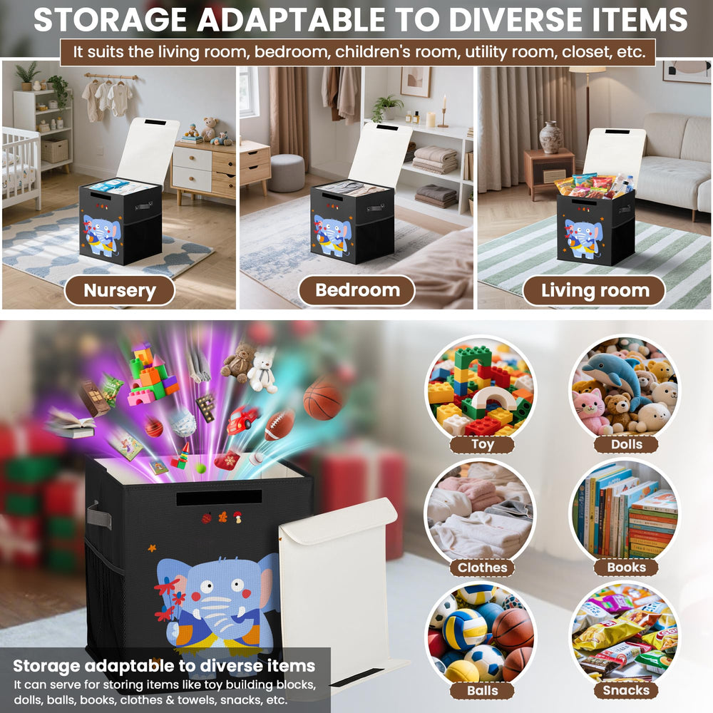 ADEHMDA foldable design folds flat for space-saving storage when not in use.
