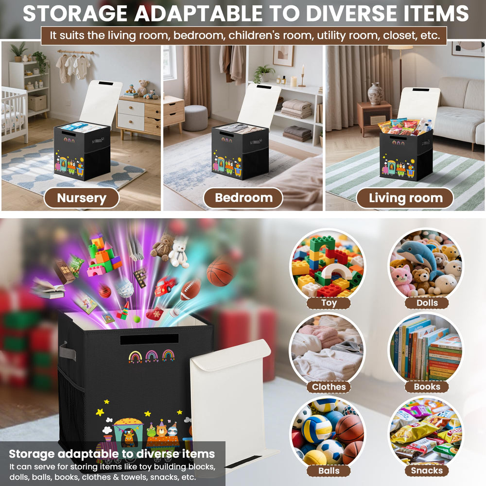 ADEHMDA chest with mesh side pockets for organizing small items