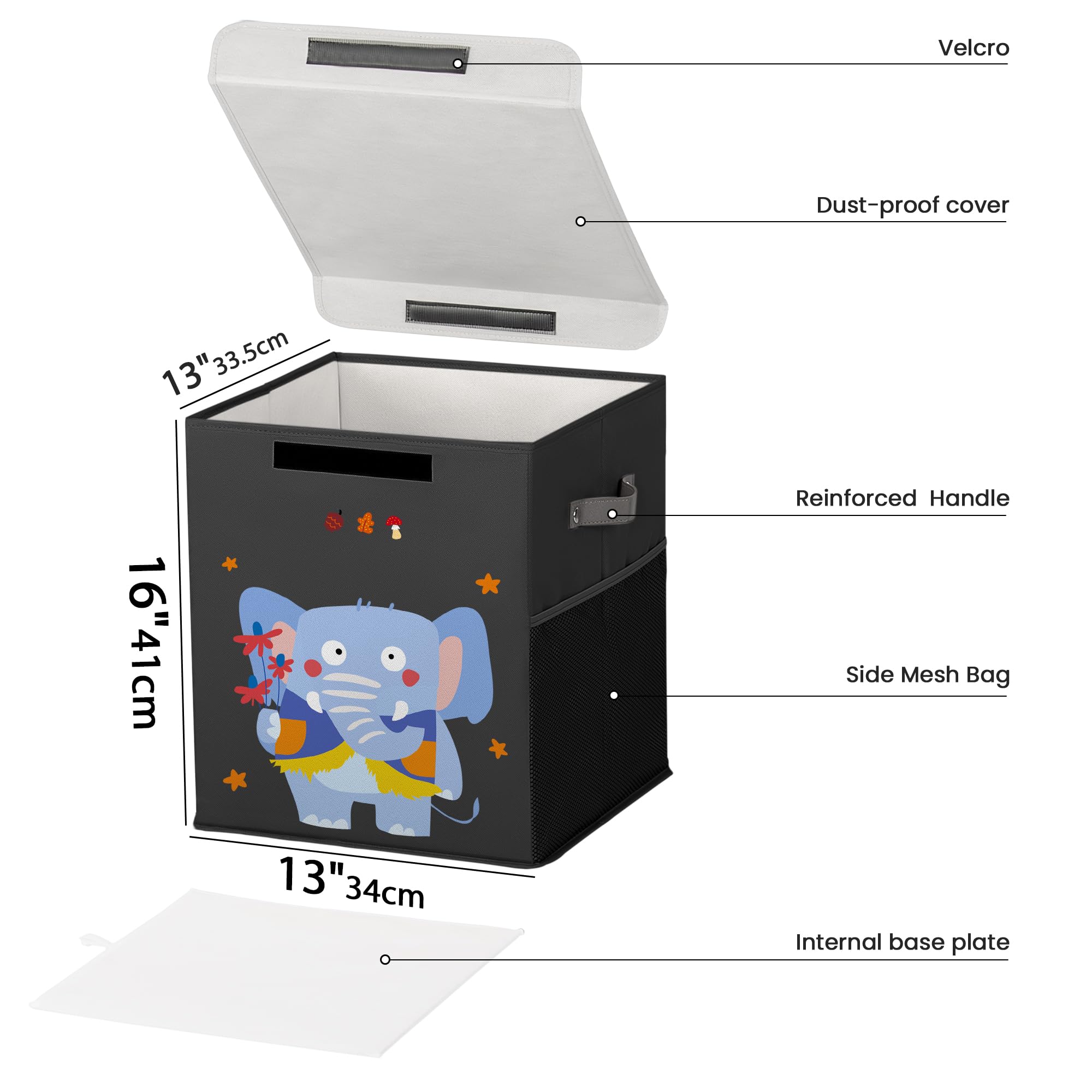 ADEHMDA top flip cover with Velcro keeps contents clean and ready.