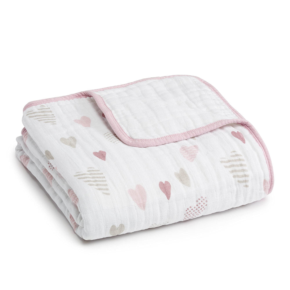 aden + anais Boutique Dream Blanket in soft muslin for gentle newborn comfort.