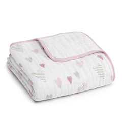 aden + anais Boutique Dream Blanket in soft muslin for gentle newborn comfort.