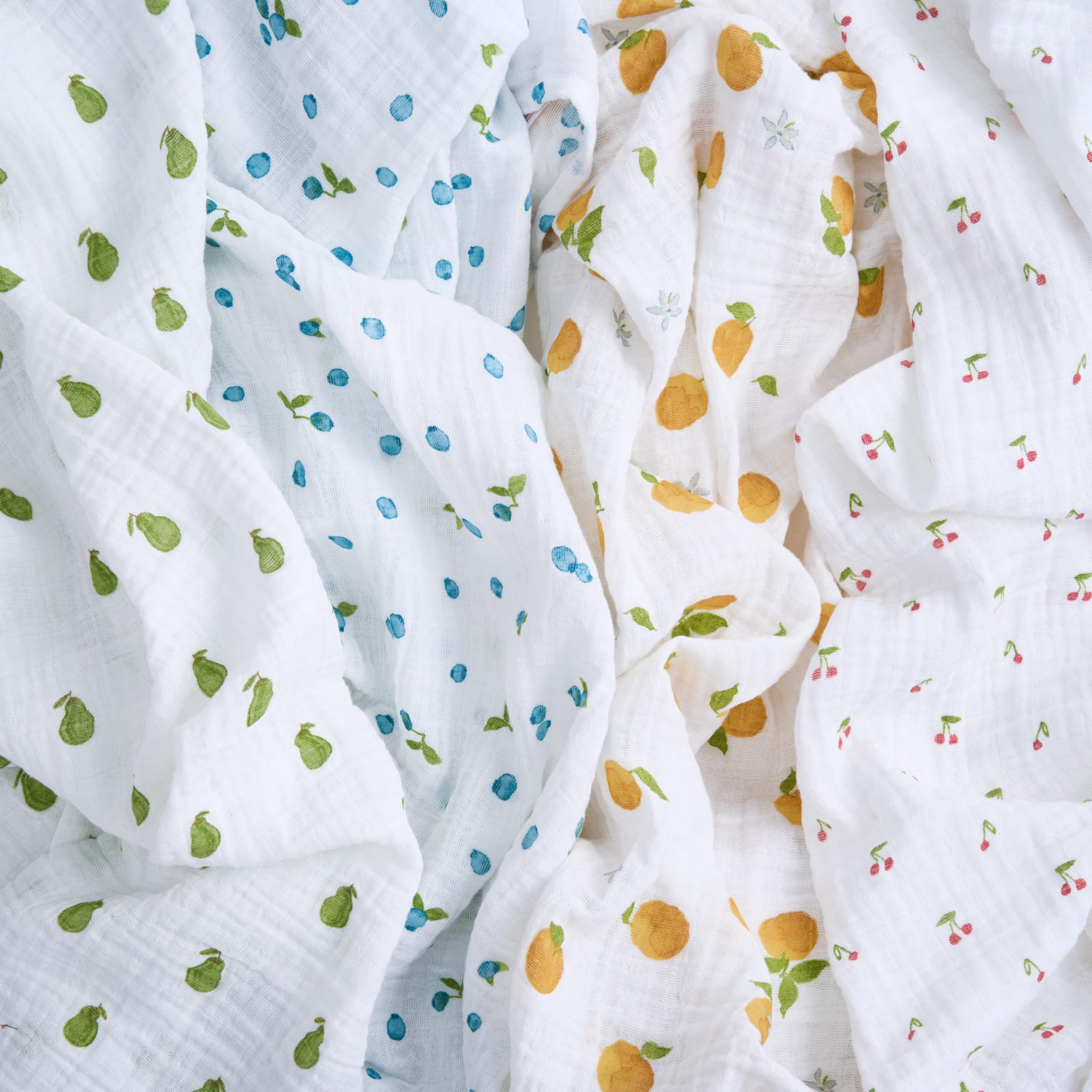 aden + anais boutique organic swaddle 4pack breathable lightweight fabric for all-day comfort